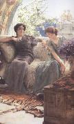 Alma-Tadema, Sir Lawrence Unwelcome Confidence (mk23) Spain oil painting artist